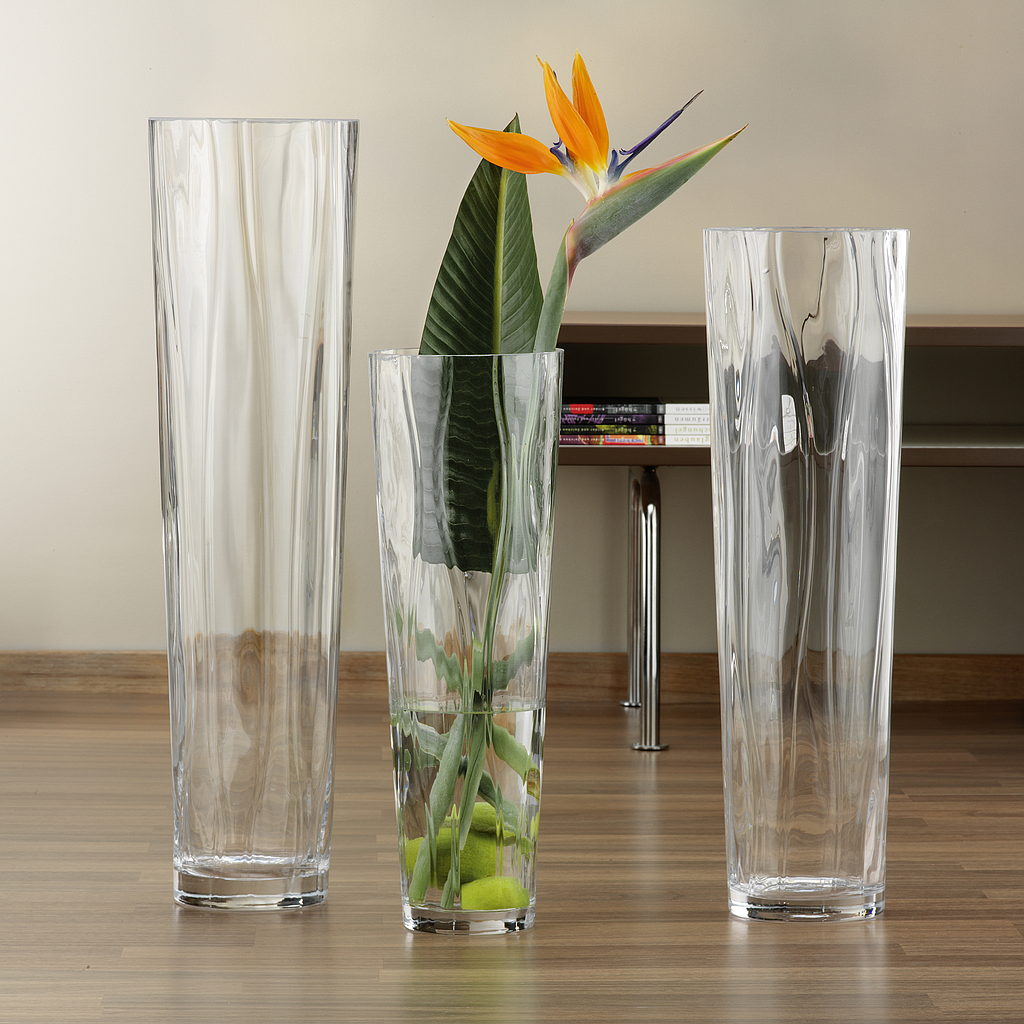 OPTIC WAVE-0-500 mm-FLORERO CONICAL-BOHEMIA CRISTAL