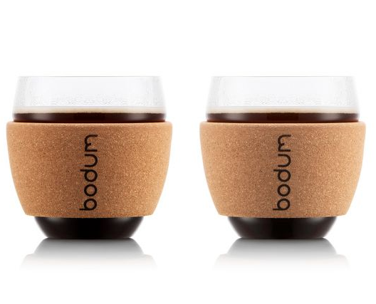 PAVINA-CORCHO-350 ml-PAVINA-SET 2 VASOS-BODUM