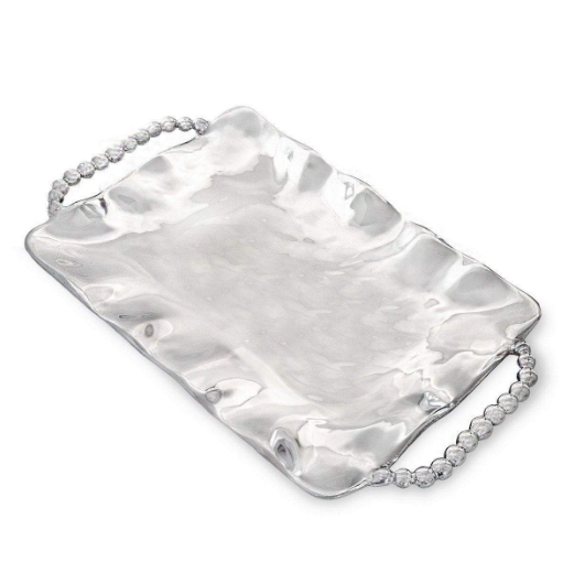 PEARL-PLATEADO-44x30 cm-BANDEJA PERLA 7336 BEATRIZ BALL