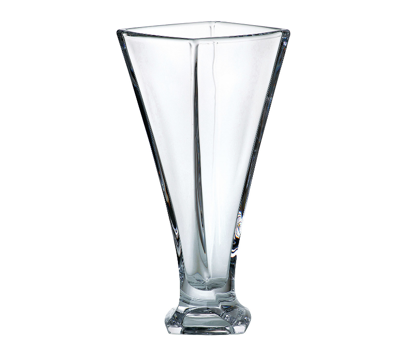 QUADRO-0-280 mm-FLORERO-C CRISTAL DE BOHEMIA