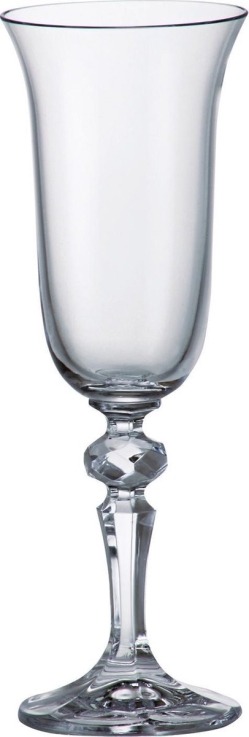 FALCO-0-150 ml-CHAMPAGNE FLAUTA-C CRISTAL DE BOHEMIA