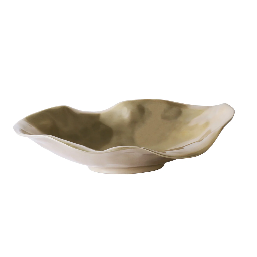 SIERRA MODERN MAIA GOLD-DORADO-42 cm-BOWL OVALADO GRANDE 7680 BEATRIZ BALL