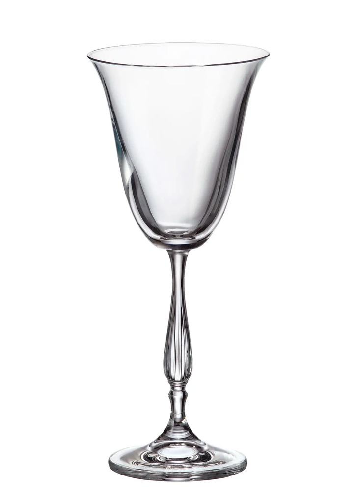 FREGATA-0-185 ml-COPA VINO BLANCO-C CRISTAL DE BOHEMIA