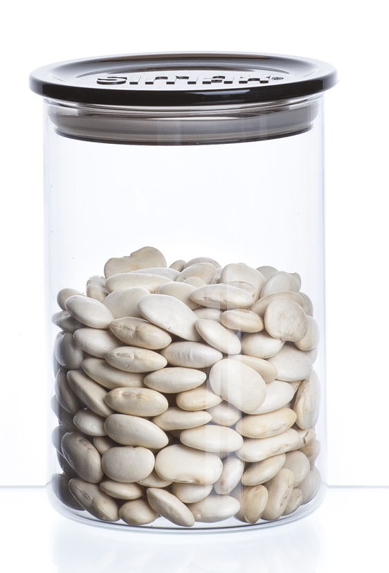 SIMAX-HUMO-800 ml-CONTENEDOR CON TAPA BOHEMIA CRISTAL