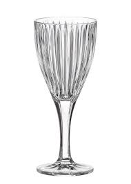 SKYLINE-0-250 ml-6 COPAS VINO-C CRISTAL DE BOHEMIA