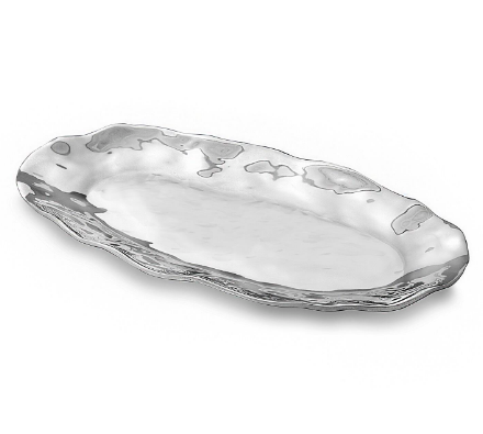 SOHO-PLATEADO-40 cm-FUENTE OVALADA MEDIANA 7390 BEATRIZ BALL