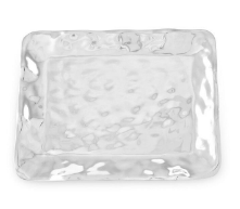 SOHO-PLATEADO-41x 32 cm-FUENTE RECTANGULAR BEATRIZ BALL
