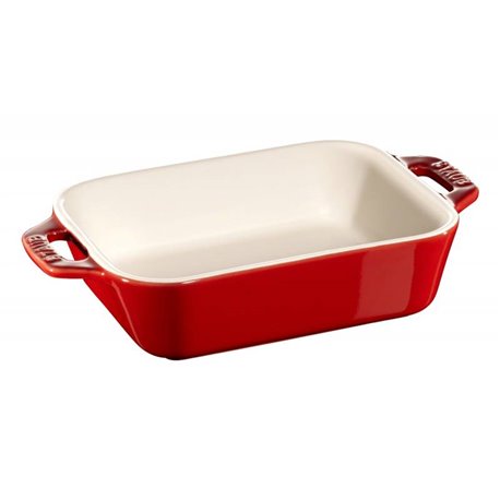 STAUB-CERAMICA-CHERRY-27X20 cm-FUENTE PARA GRATINAR MEDIANA
