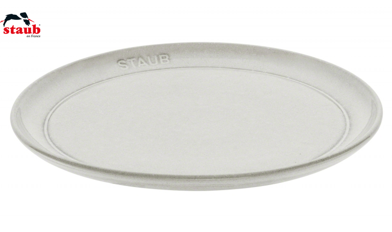 STAUB-CERAMIC-BLANCO -22 cm-PLATO PANERO