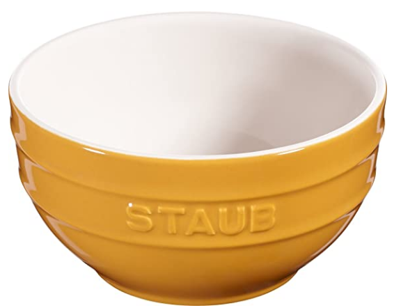 STAUB CERAMIC-MOSTAZA-14 cm-BOWL REDONDO