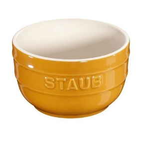 STAUB CERAMIC-MOSTAZA-8 cm-SET 2 RAMEKIN REDONDO