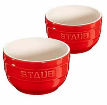 STAUB-CERAMIC-CHERRY-9 cm-RAMEKIN 2 PIEZAS