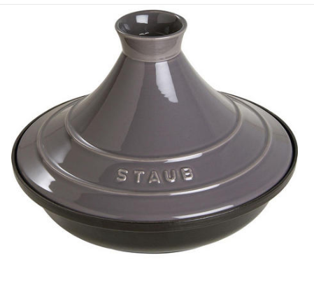 STAUB HIERRO FUNDIDO-GRIS-28 cm-TAGINE GRANDE