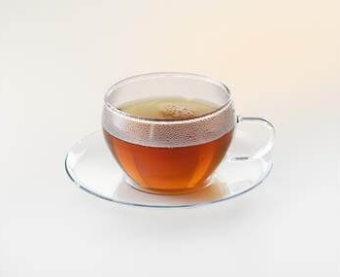 TEA AND COFFEE-0-250 ml-2 TAZA TE EVA CON PLATILLO BOHEMIA CRISTAL