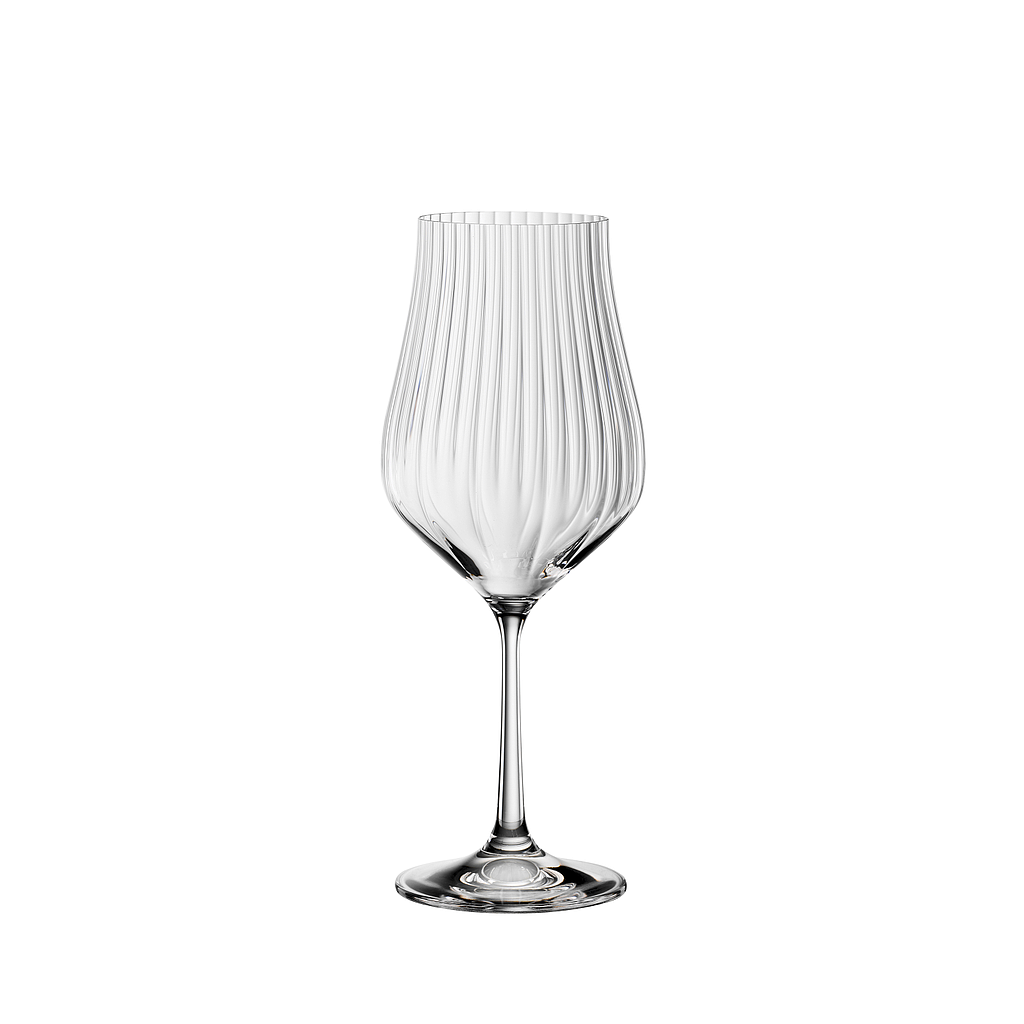 TULIPA-0-350 ml-6 COPAS VINO-BOHEMIA CRISTAL