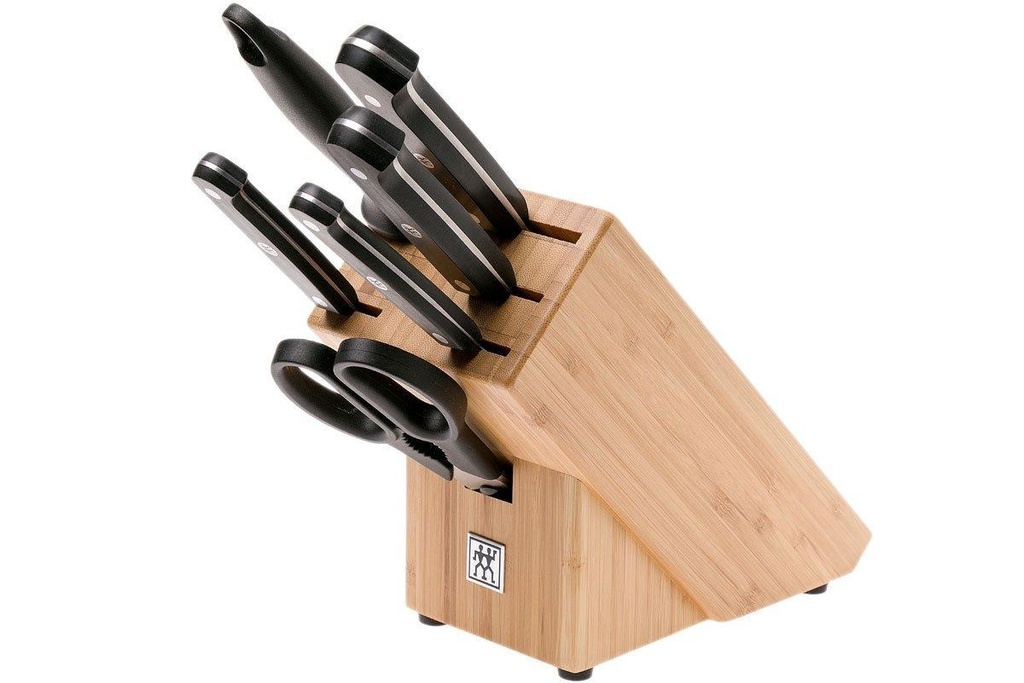 GOURMET-0-CUCHILLOS CON BLOQUE 7 PIEZAS-ZWILLING