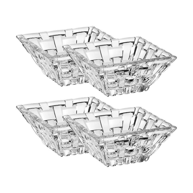 BOSSA NOVA-0-8.5 cm-4 BOWLS CUADRADOS- NACHTMANN