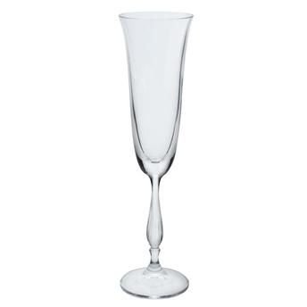 FREGATA-0-190 ml-6 CHAMPAGNE FLAUTA-C CRISTAL DE BOHEMIA