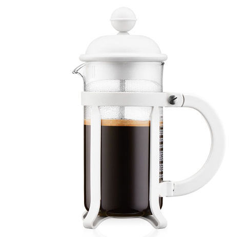 JAVA-BLANCO BOROSILICATO-350 ml-PRENSA DE CAFÉ 3 TAZAS-BODUM