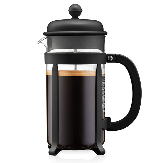 JAVA-NEGRO-1 L-JAVA-PRENSA DE CAFÉ 8 TAZAS BOROSILICATO-BODUM