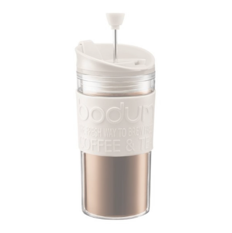 TRAVEL PRESS-BLANCO-350 ml-PRENSA CAFÉ-BODUM