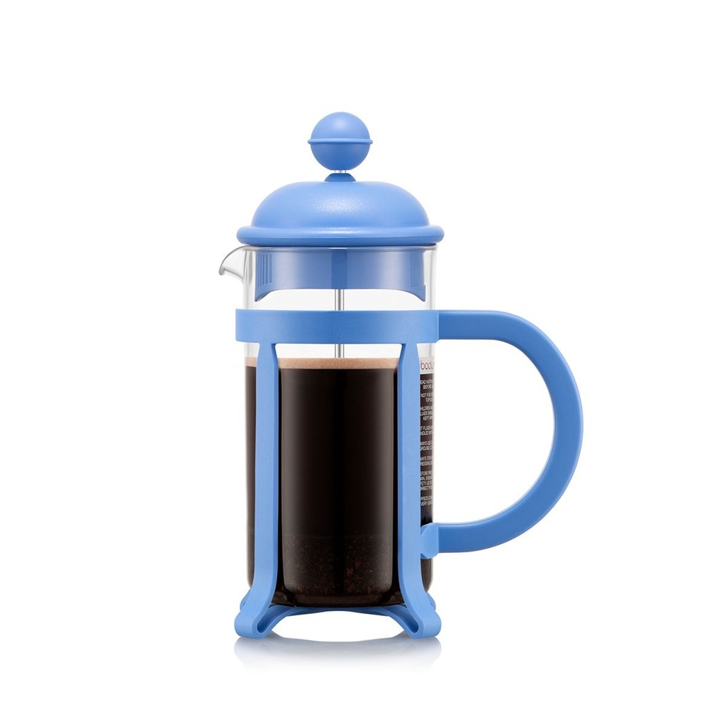 JAVA-CELESTE MATISSE PLASTICO-350ml-PRENSA  DE CAFÉ 3 TAZAS-BODUM