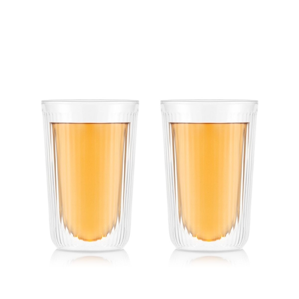 DOURO-TRANSPARENTE-250 ml-2 VASOS DOBLE PARED-BODUM