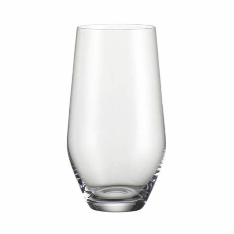 LIBERA-0-420 ml-6 VASO LARGO-BOHEMIA CRISTAL