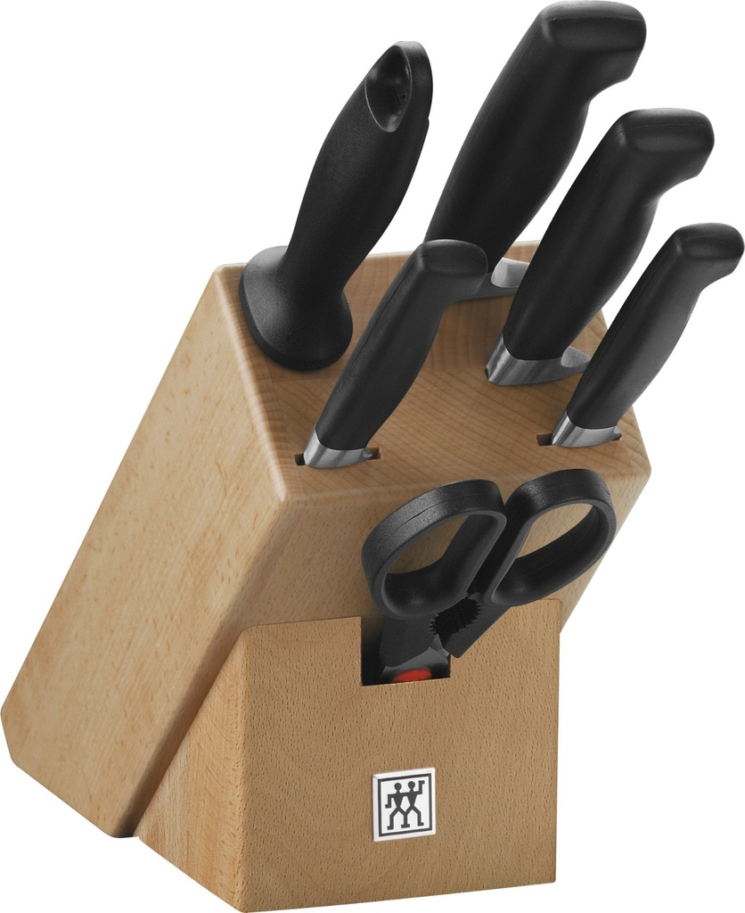 ZWILLING-FOUR STAR--BAMBOO-0-SET DE CUCHILLOS CON BLOQUE 7 PIEZAS