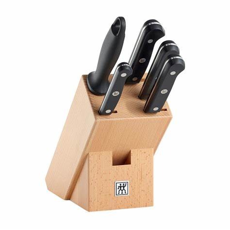 GOURMET-HAYA-0-CUCHILLOS CON BLOQUE 6 PIEZAS-ZWILLING