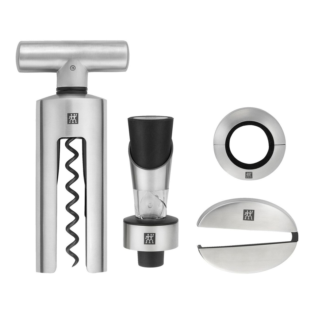 ZWILLING-SOMMELIER--PLATEADO-4-SET SOMMELIER