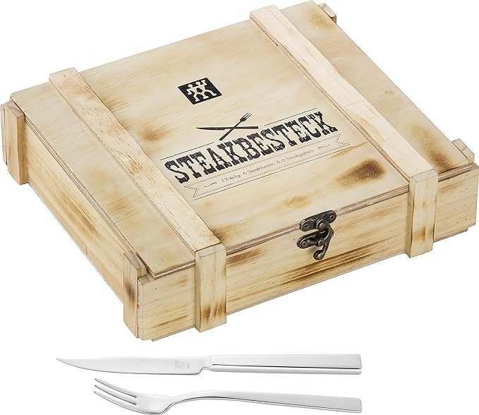 ZWILLING-SPECIALS-PULIDO-12-SET CUBIERTOS PARA CARNE 12 PIEZAS