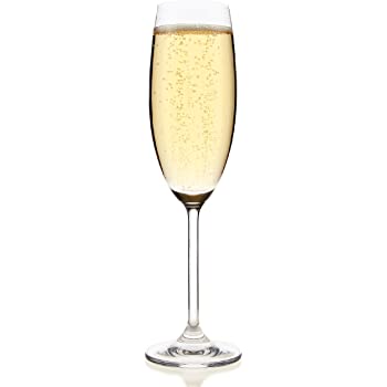 NATALIE-0-190 ml-6 CHAMPAGNE FLAUTA-BOHEMIA CRISTAL