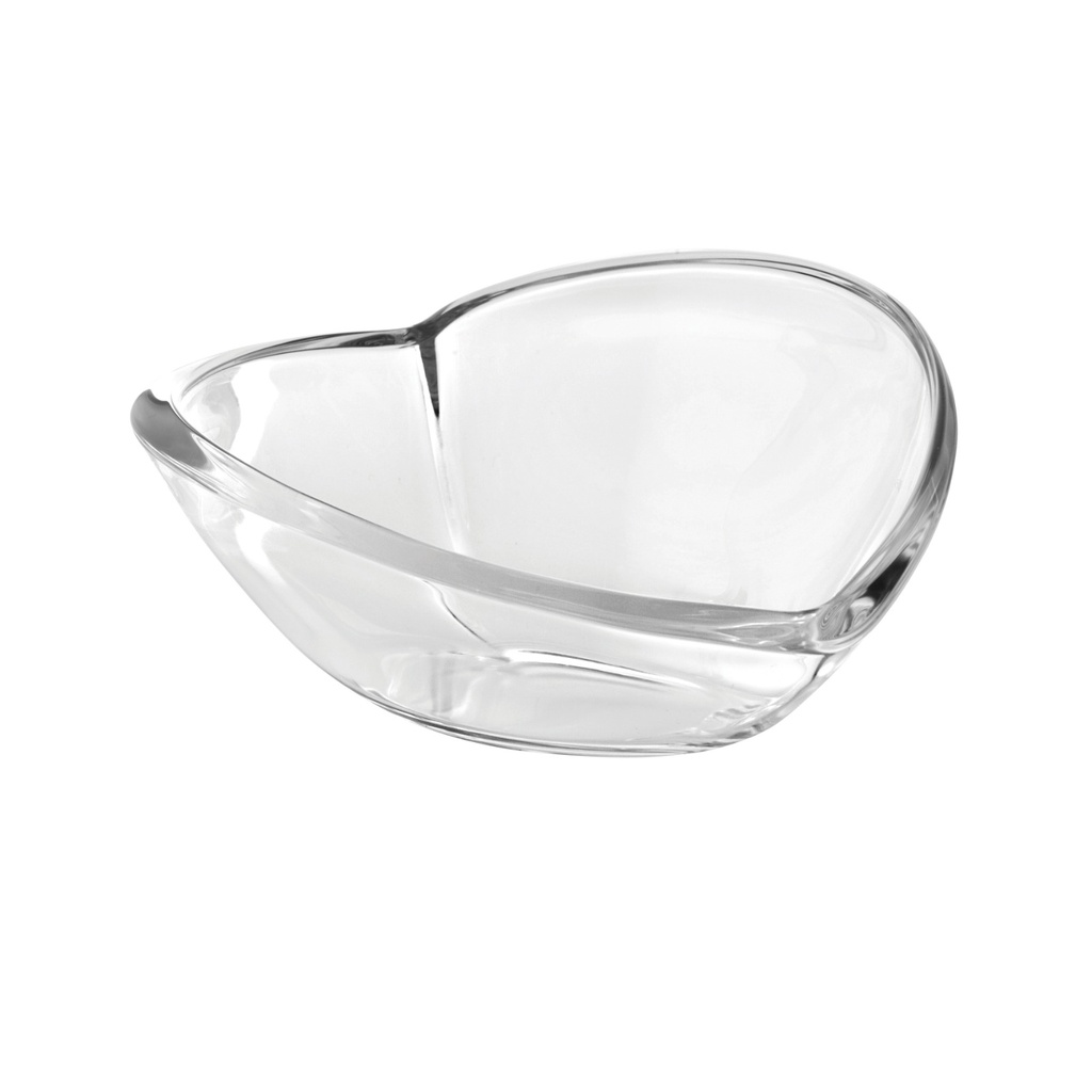 HEART-0-165*167 mm-6 BOWLS-BOHEMIA CRISTAL