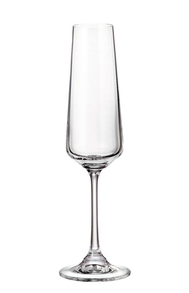 CORVUS-0-160 ml-6 COPA CHAMPAGNE-CRYSTALITE BOHEMIA CRISTAL