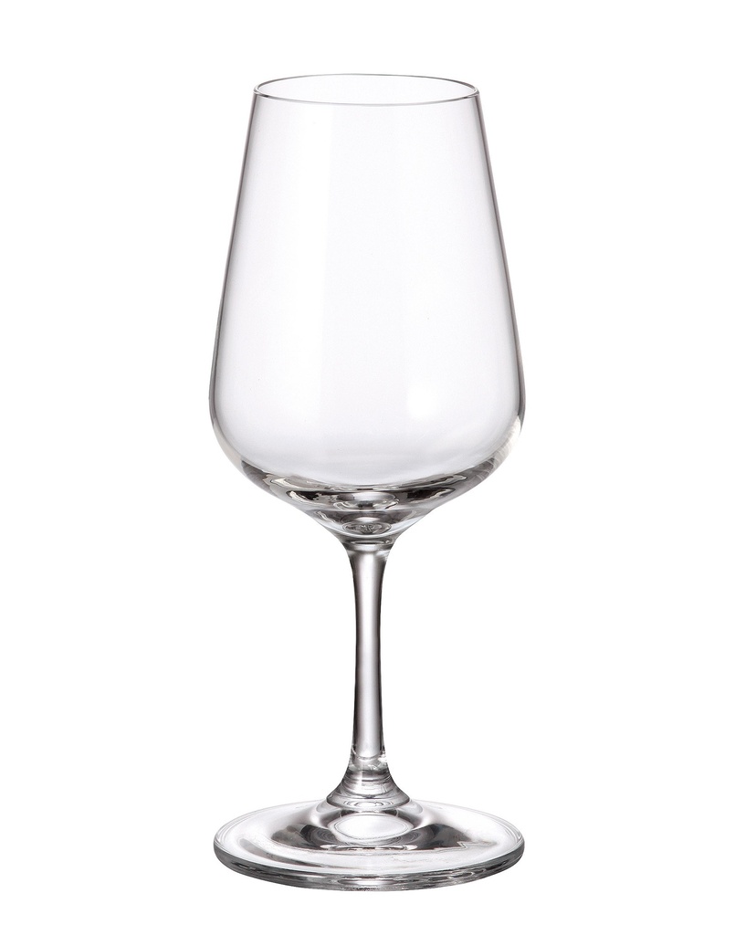 APUS-0-250 ml-6 COPA VINO-C CRISTAL DE BOHEMIA