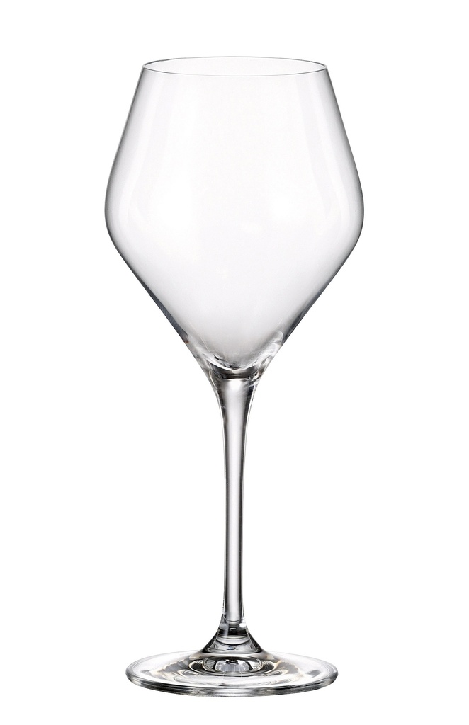 LOXIA-0-400 ml-6 COPA VINO-CRYSTALITE BOHEMIA CRISTAL