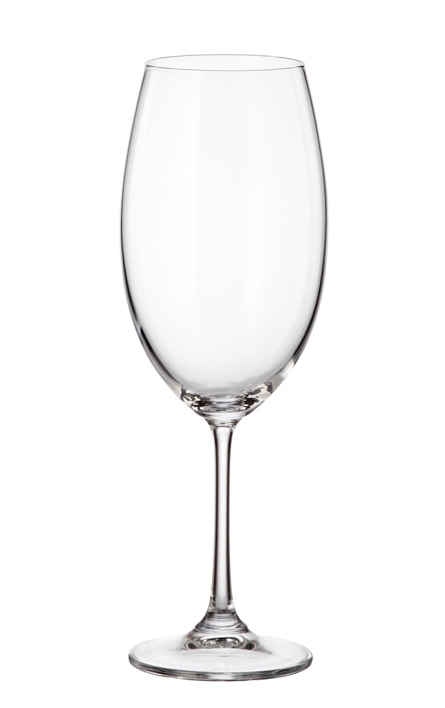 MILVUS-0-510 ml-6 COPA VINO- CRYSTALITE BOHEMIA CRISTAL