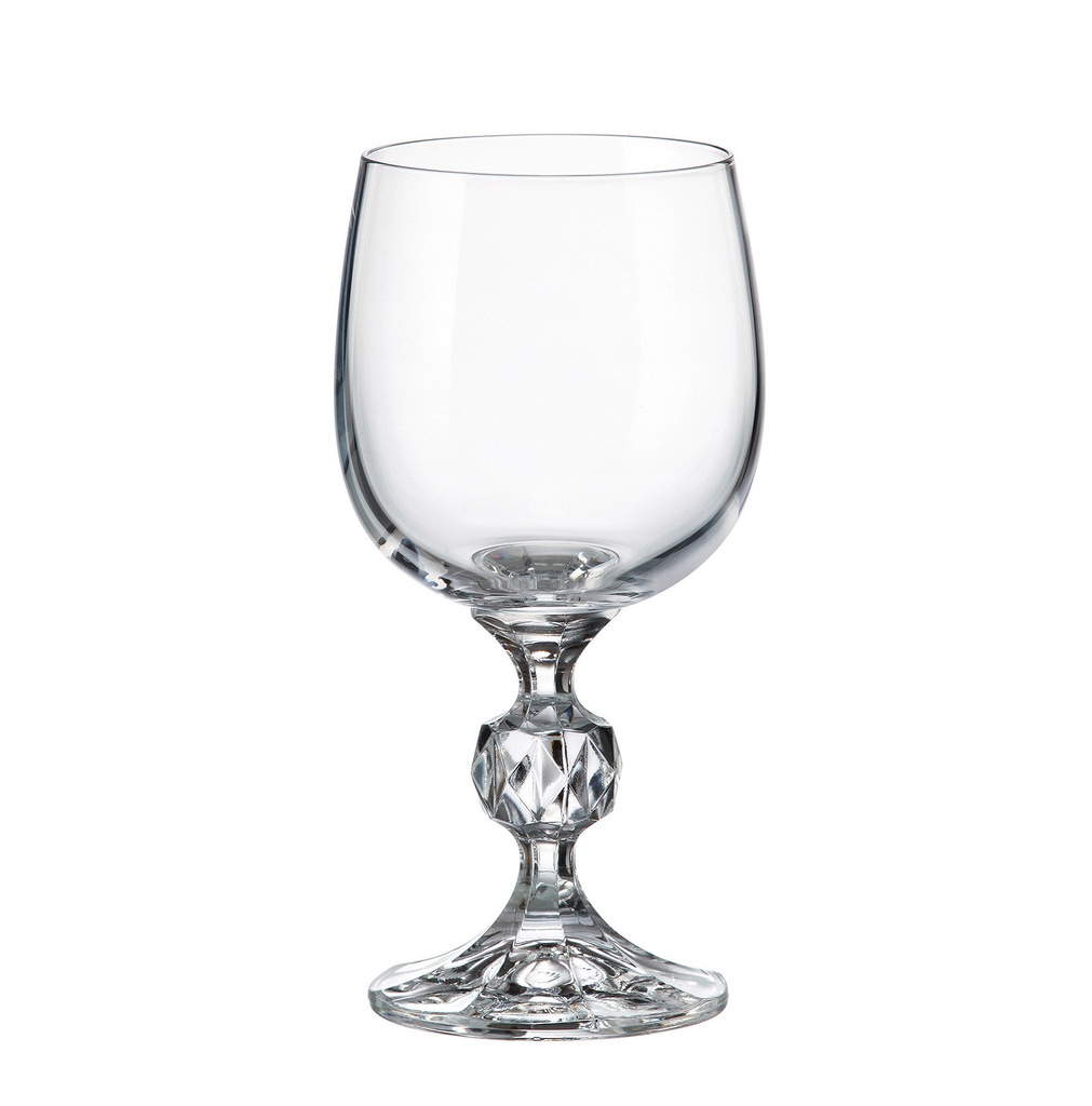 STERNA-0-190 ml-6 COPA VINO-C CRISTAL DE BOHEMIA