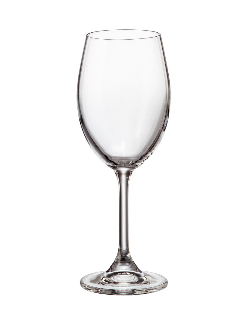 SYLVIA-0-250 ml-6 COPA VINO- CRYSTALITE BOHEMIA CRISTAL