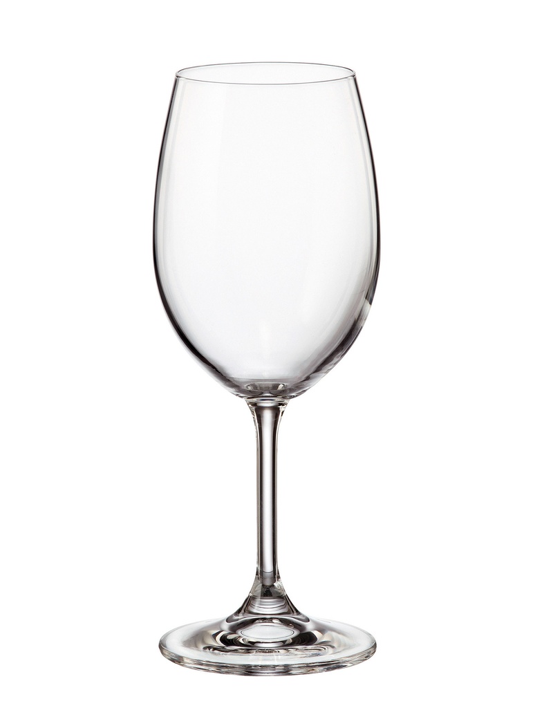 SYLVIA-0-350 ml-6 COPA VINO-CRYSTALITE BOHEMIA CRISTAL