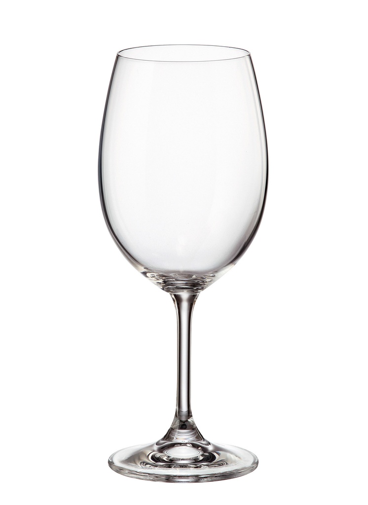 SYLVIA-0-400 ml-6 COPA VINO-CRYSTALITE BOHEMIA CRISTAL