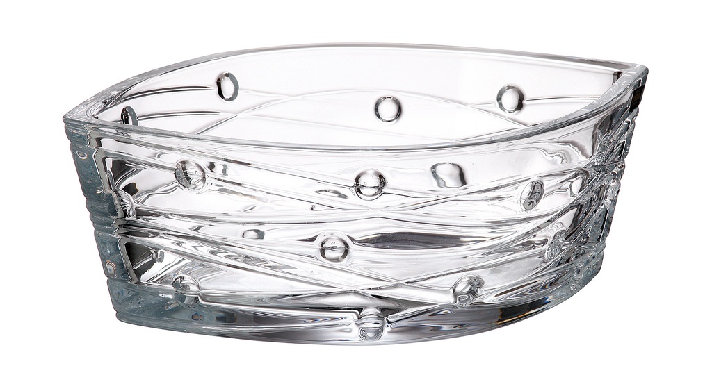 LABYRINTH-0-305 ml-BOWL-C CRISTAL DE BOHEMIA