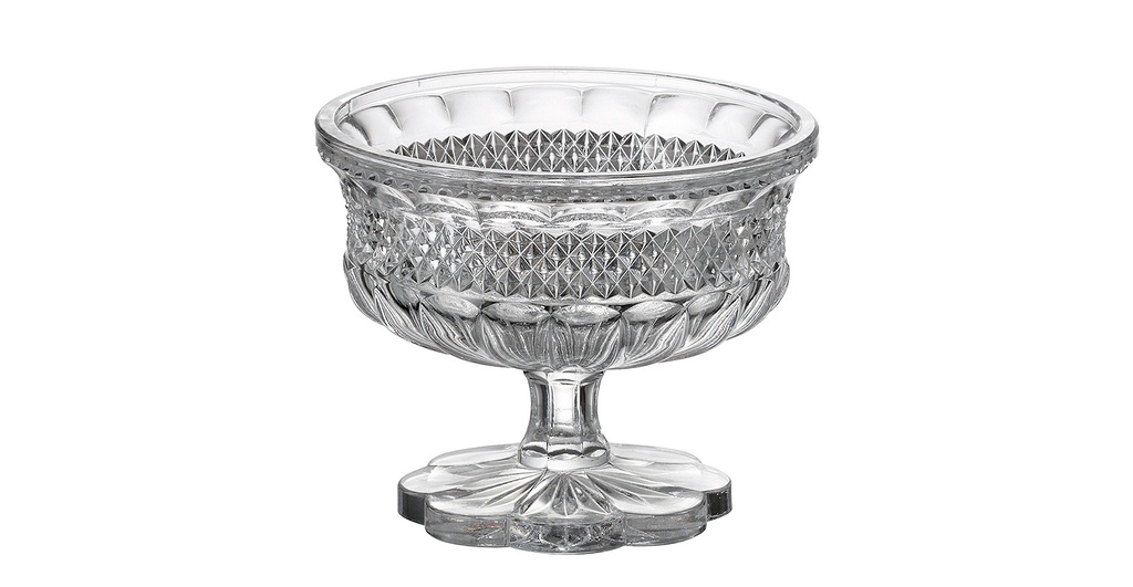 ALEXANDRIA-0-150 ml-BOWL CON PIE-C CRISTAL DE BOHEMIA