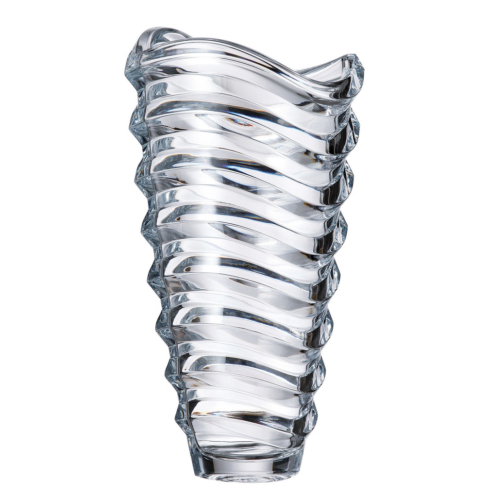 WAVE-0-340 ml-FLORERO-C CRISTAL DE BOHEMIA