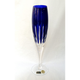 [204781] CRISTAL DE ROCA- PARIS-AZUL OSCURO-190 ml-COPA-BOHEMIA CRISTAL