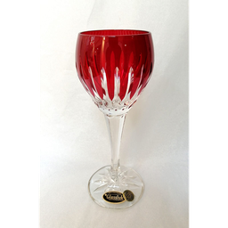 [204780] CRISTAL DE ROCA- PARIS-ROJO OSCURO-220 ml-COPA VINO-BOHEMIA CRISTAL