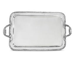 [204860] PEARL-PLATEADO-58x36 cm-BANDEJA DAVID BEATRIZ BALL