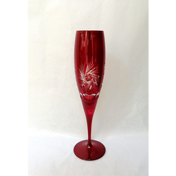 [204790] CRISTAL DE ROCA PINWHEEL-ROJO OSCURO-190 ml-COPA-BOHEMIA CRISTAL