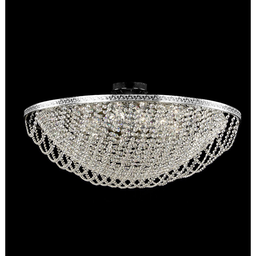 [205432] PRECIOSA-LEGACY 1196-0-CRISTAL Y CROMO BRILLANTE LAMPARA DE CRISTAL